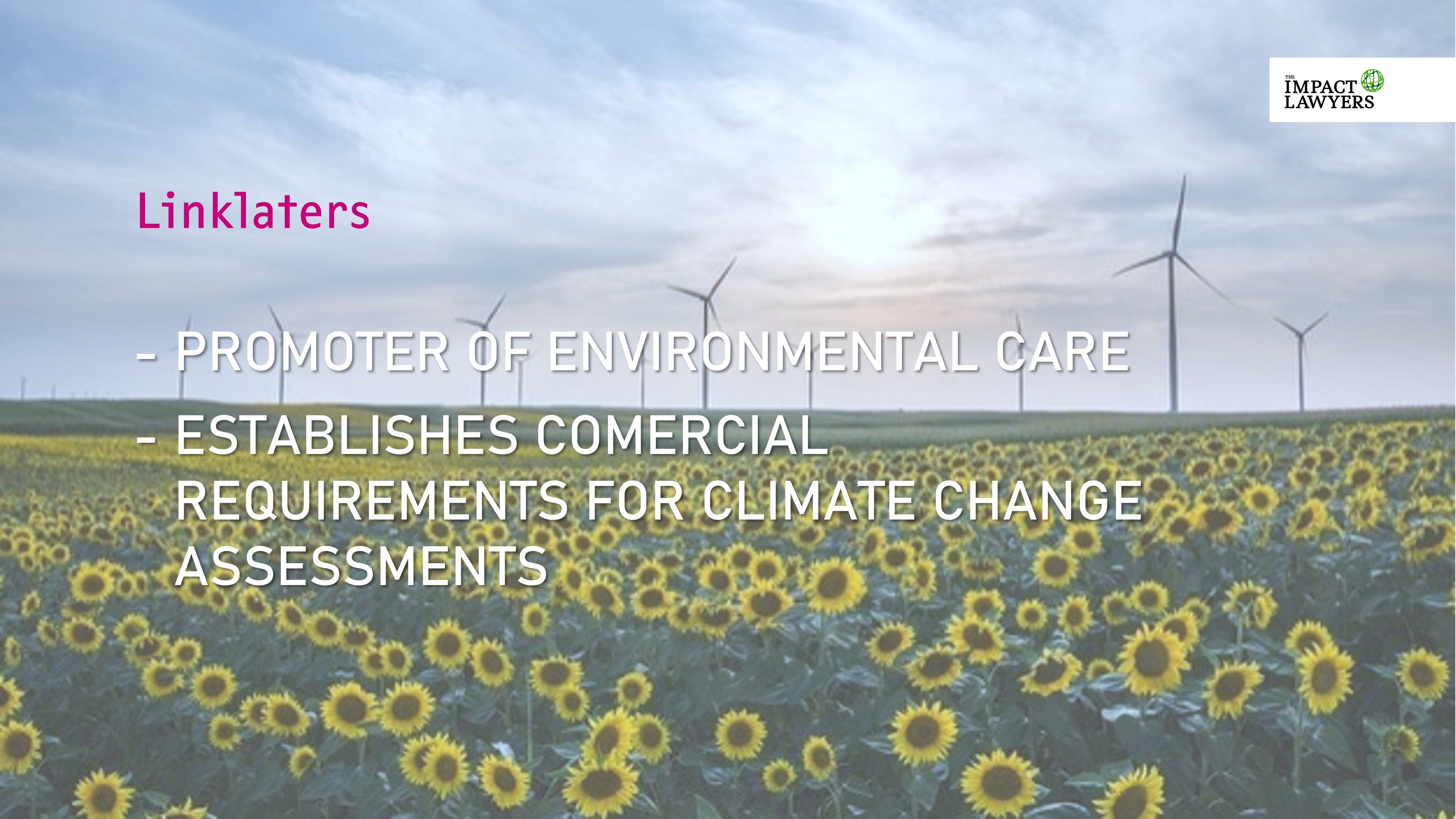 linklaters climate change
